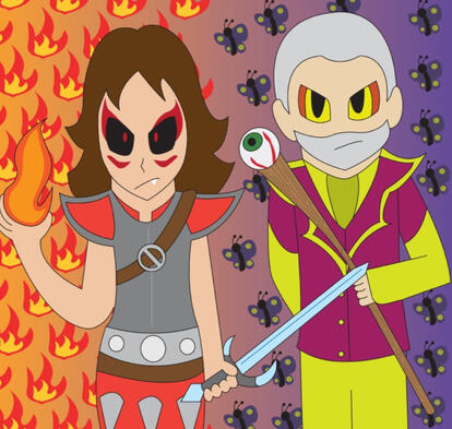 Ash and Sheogorath Tag Team