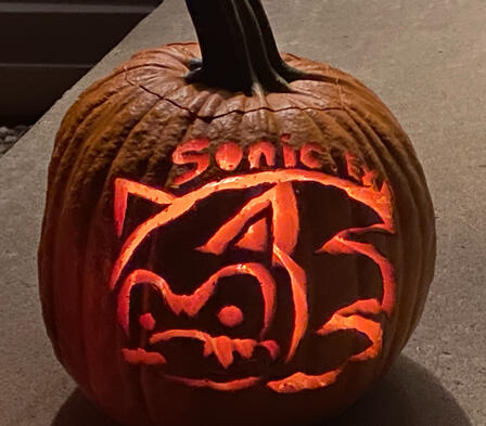 Sonic.EXE pumpkin