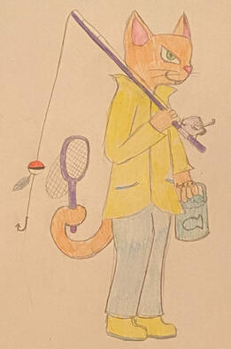 Cat Fisherman