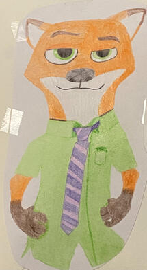 Nick Wilde Color Pencil