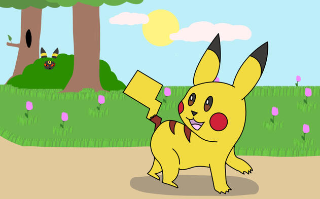 Pikachu Walking