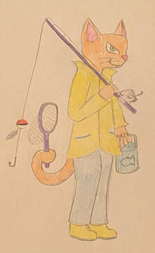 Cat Fisherman