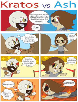Kratos vs Ash